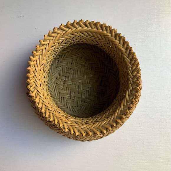 Vintage Tarahumara Miniature Basket - Hand Woven Pine Needles Made in Mexico - Picture 4 of 7